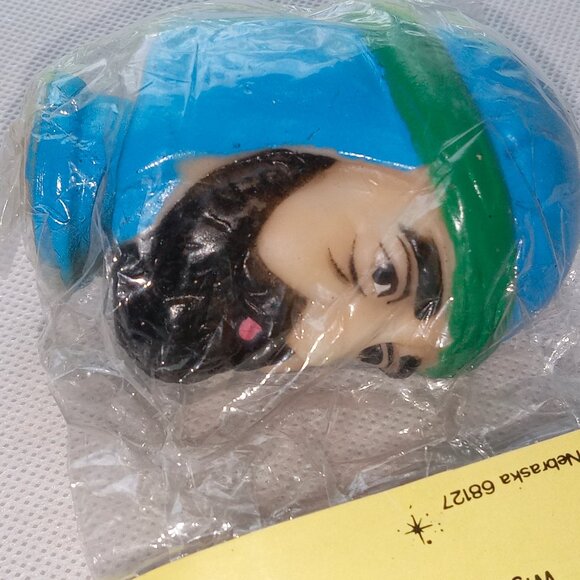 🎯 10 for $10 / 2 Vintage Crafting Wise Men Plastic Doll Heads Doll Craftin' - Picture 2 of 9